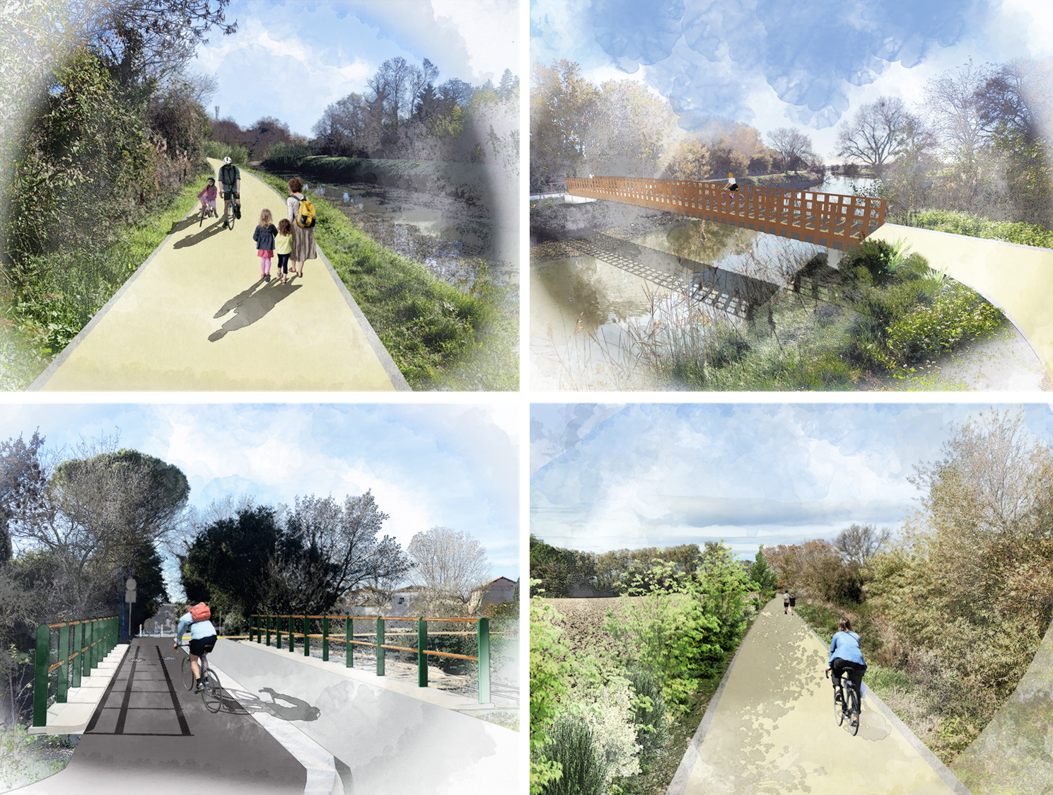 Étude de faisabilité pour la transformation de la Boucle Pescalune en voie verte